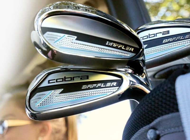 Cobra BAFFLER Black Silver ladies combo irons, graphite