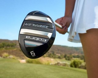 Cobra BAFFLER Black Silver ladies combo irons, graphite