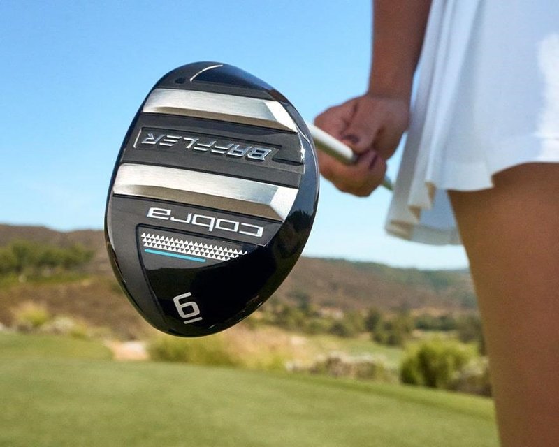 Cobra BAFFLER Black Silver ladies combo irons, graphite