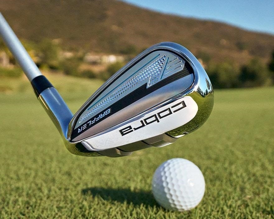 Cobra BAFFLER Black Silver ladies combo irons, graphite