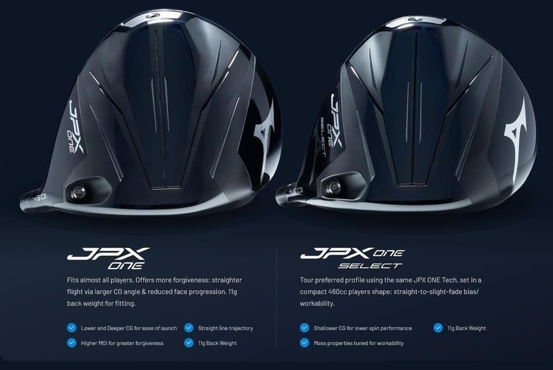 Mizuno JPX ONE Select driver