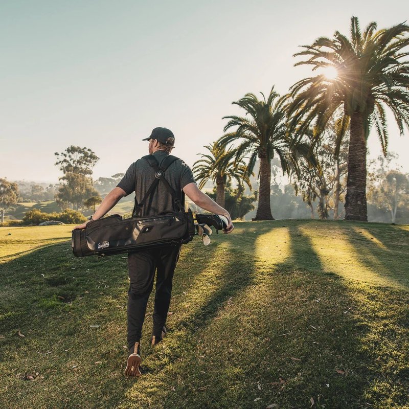 Sunday Golf El Camino pencil bag, matte black