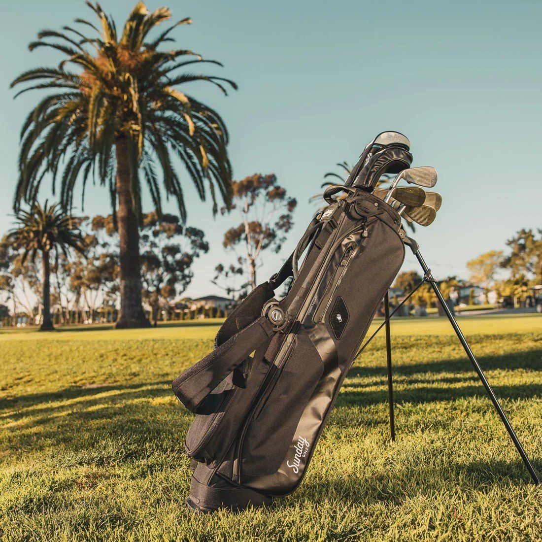 Sunday Golf El Camino pencil bag, matte black