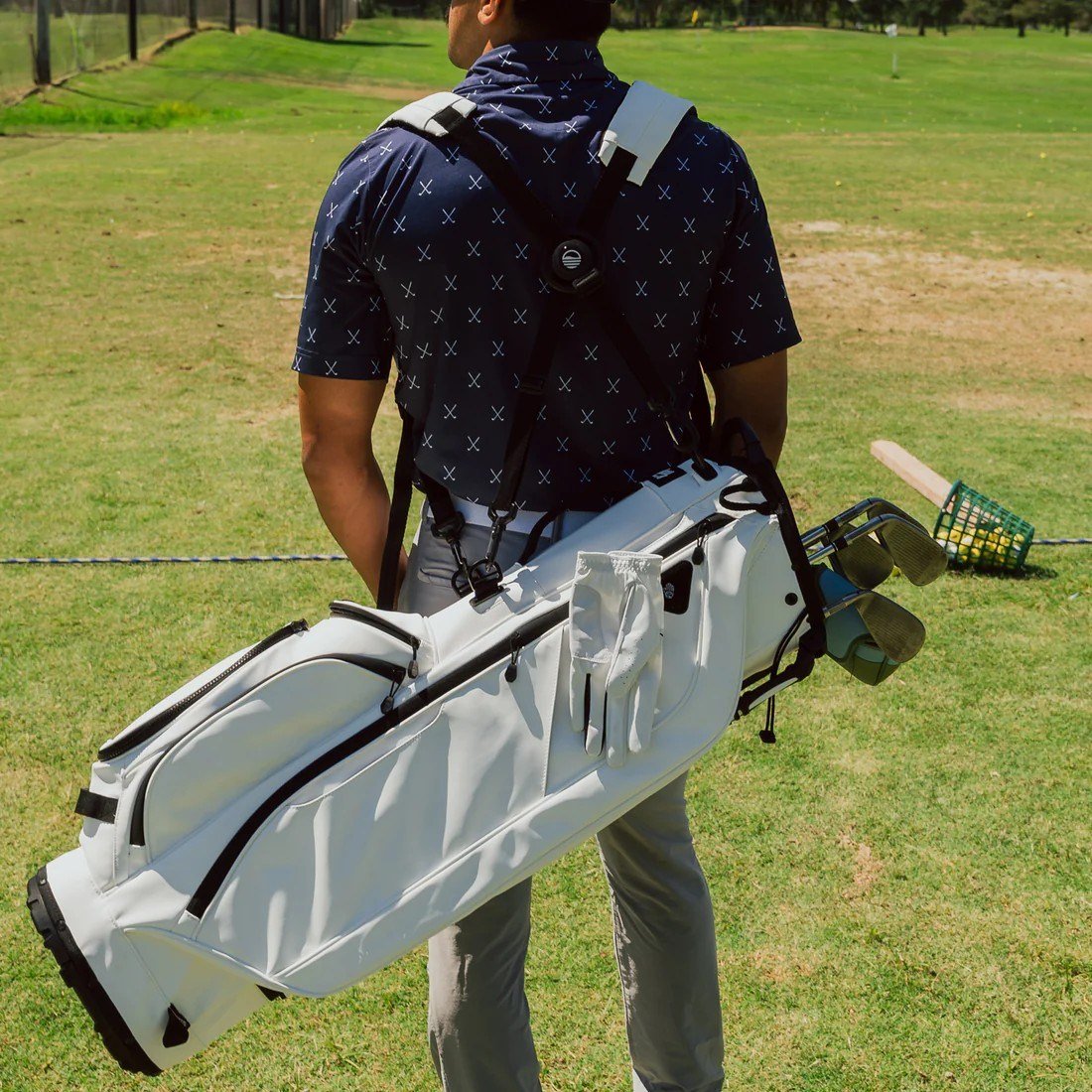 Sunday Golf Ryder S-Class stand bag, white