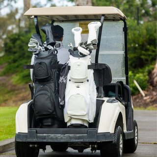 Sunday Golf Big Rig S-Class cart bag, white