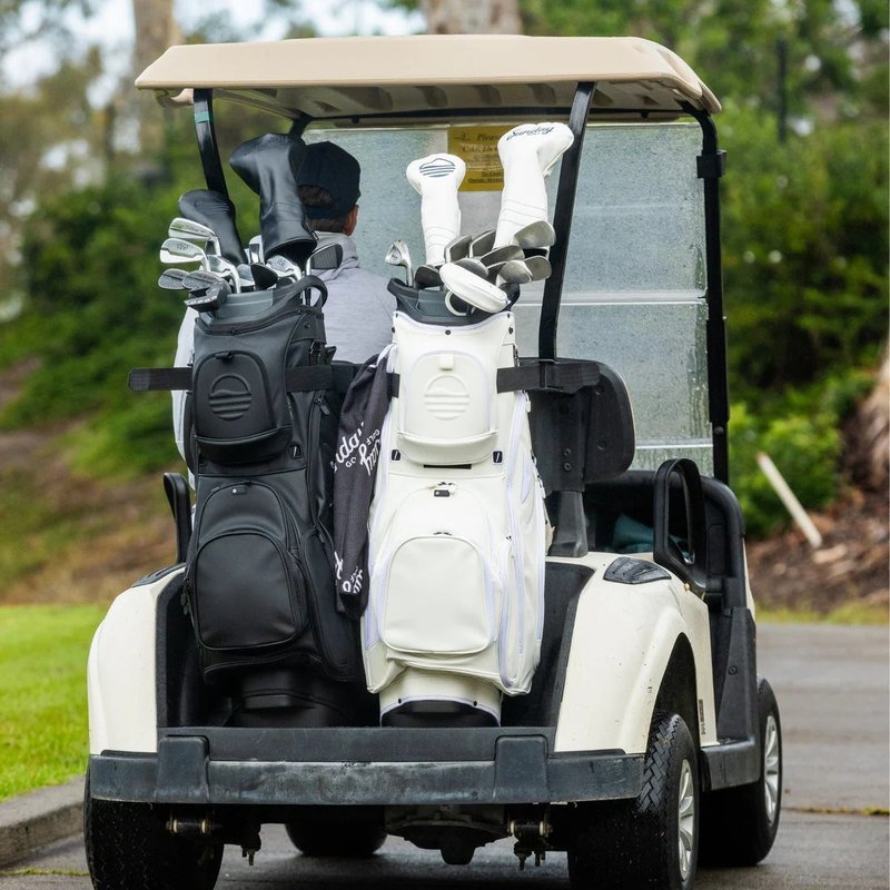 Sunday Golf Big Rig S-Class cart bag, white