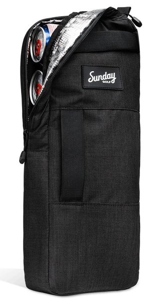 Sunday Golf Big Frosty Can Cooler, black