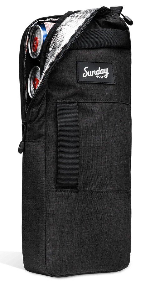 Sunday Golf Big Frosty Can Cooler, black