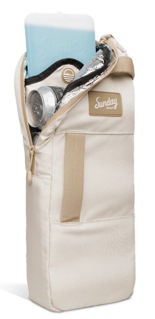 Sunday Golf Big Frosty Can Cooler, Toasted Almond