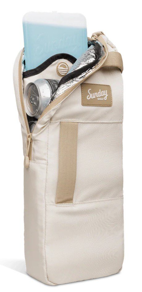 Sunday Golf Big Frosty Can Cooler, Toasted Almond