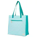 FootJoy Tote bag mens bag, teal/teal print/peach