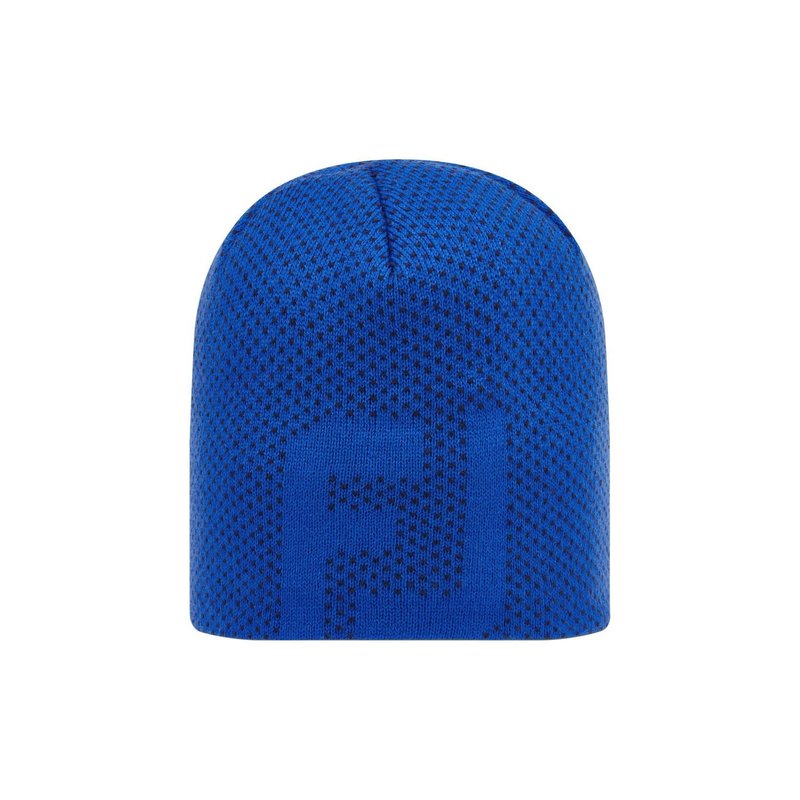 FootJoy FJ Dot Jacquard Beanie winter hat, blue/navy