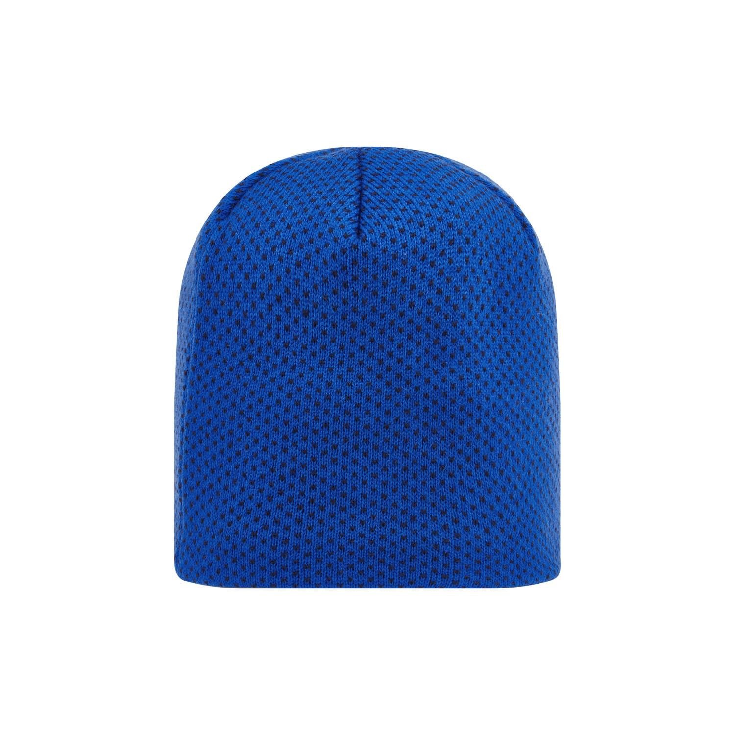 FootJoy FJ Dot Jacquard Beanie winter hat, blue/navy