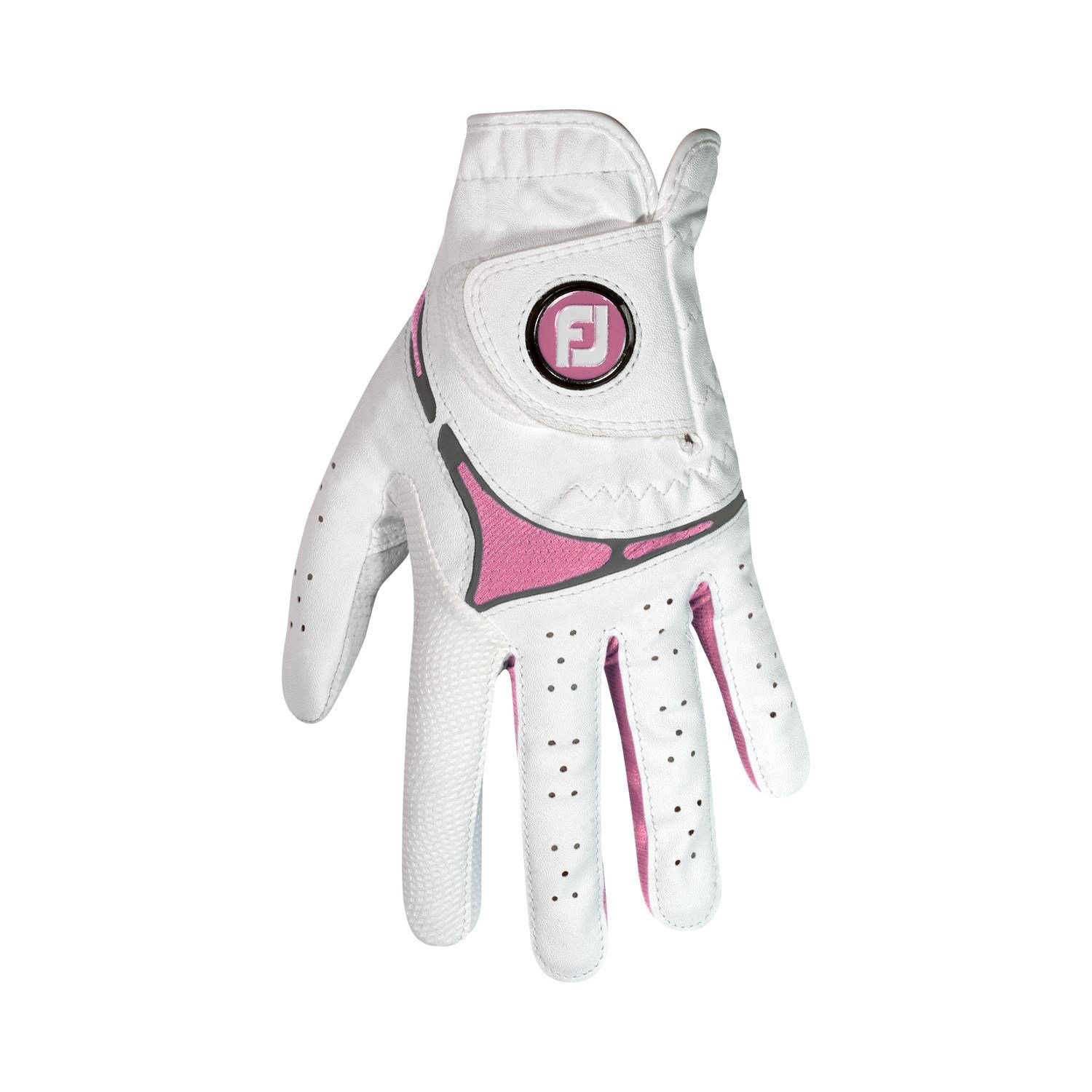 Footjoy GTxtreme ladies golf glove, white/pink