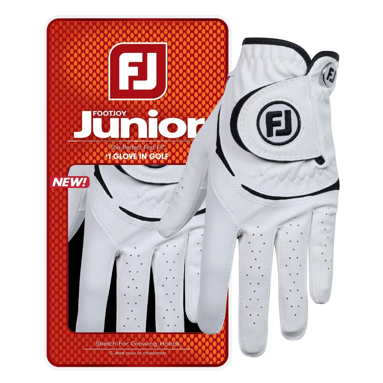 FootJoy FJ Junior golf glove, white