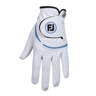 FootJoy FJ Junior golf glove, white/cobalt