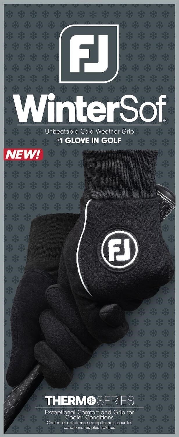 FootJoy WinterSof men's golf glove (Pair), black