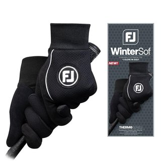 FootJoy WinterSof men's golf glove (Pair), black