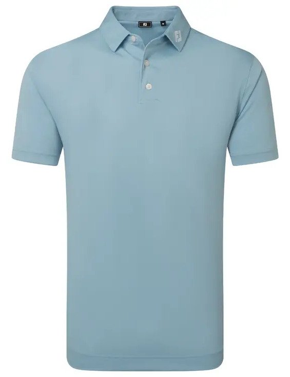 FootJoy Stretch Pique Solid men's polo, chambray