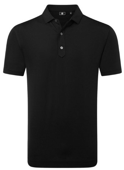 FootJoy Lisle Solid men's polo, black