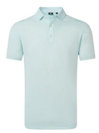 FootJoy Lisle Solid men's polo, ice blue