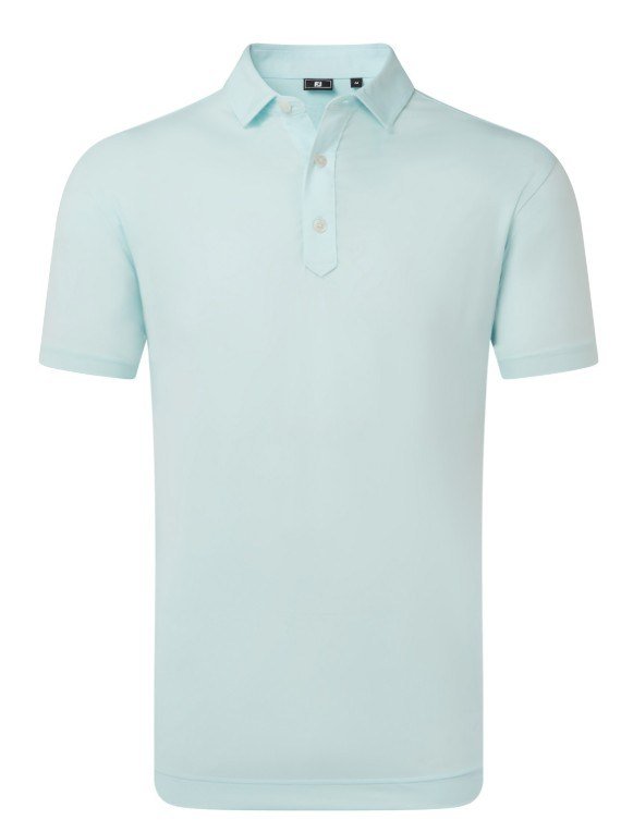 FootJoy Lisle Solid men's polo, ice blue