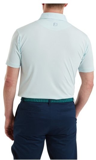 FootJoy Lisle Solid men's polo, ice blue