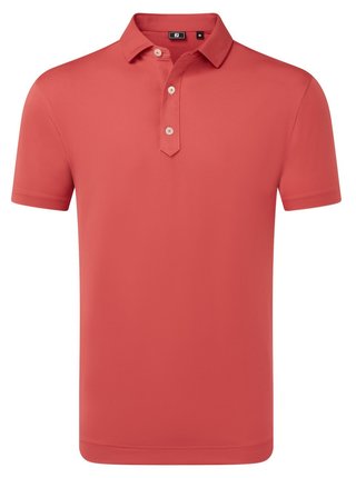 FootJoy Lisle Solid men's polo, nantucket red