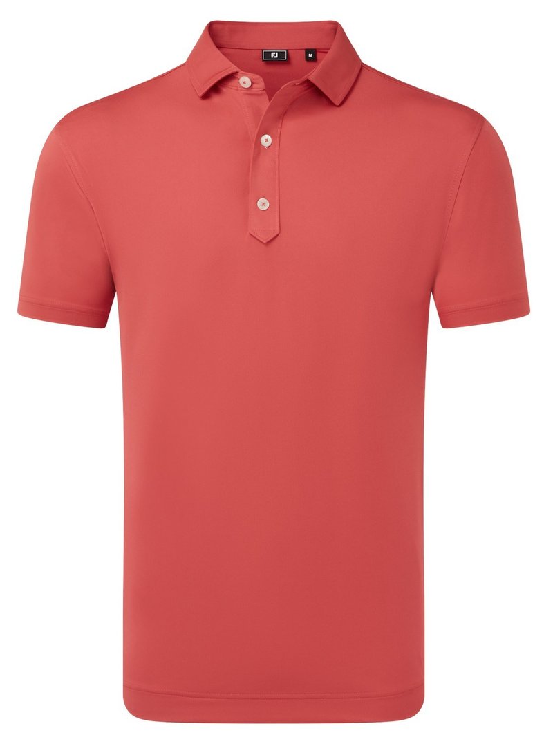FootJoy Lisle Solid men's polo, nantucket red
