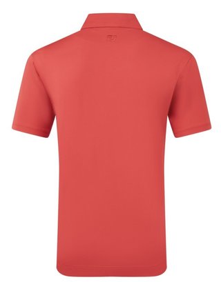 FootJoy Lisle Solid men's polo, nantucket red
