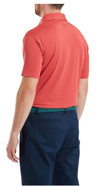 FootJoy Lisle Solid men's polo, nantucket red