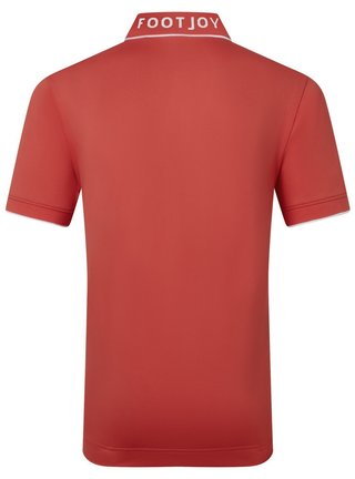 FootJoy FJ Wordmark Pique men's polo, nantucket red