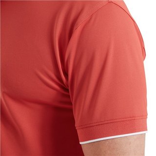 FootJoy FJ Wordmark Pique men's polo, nantucket red