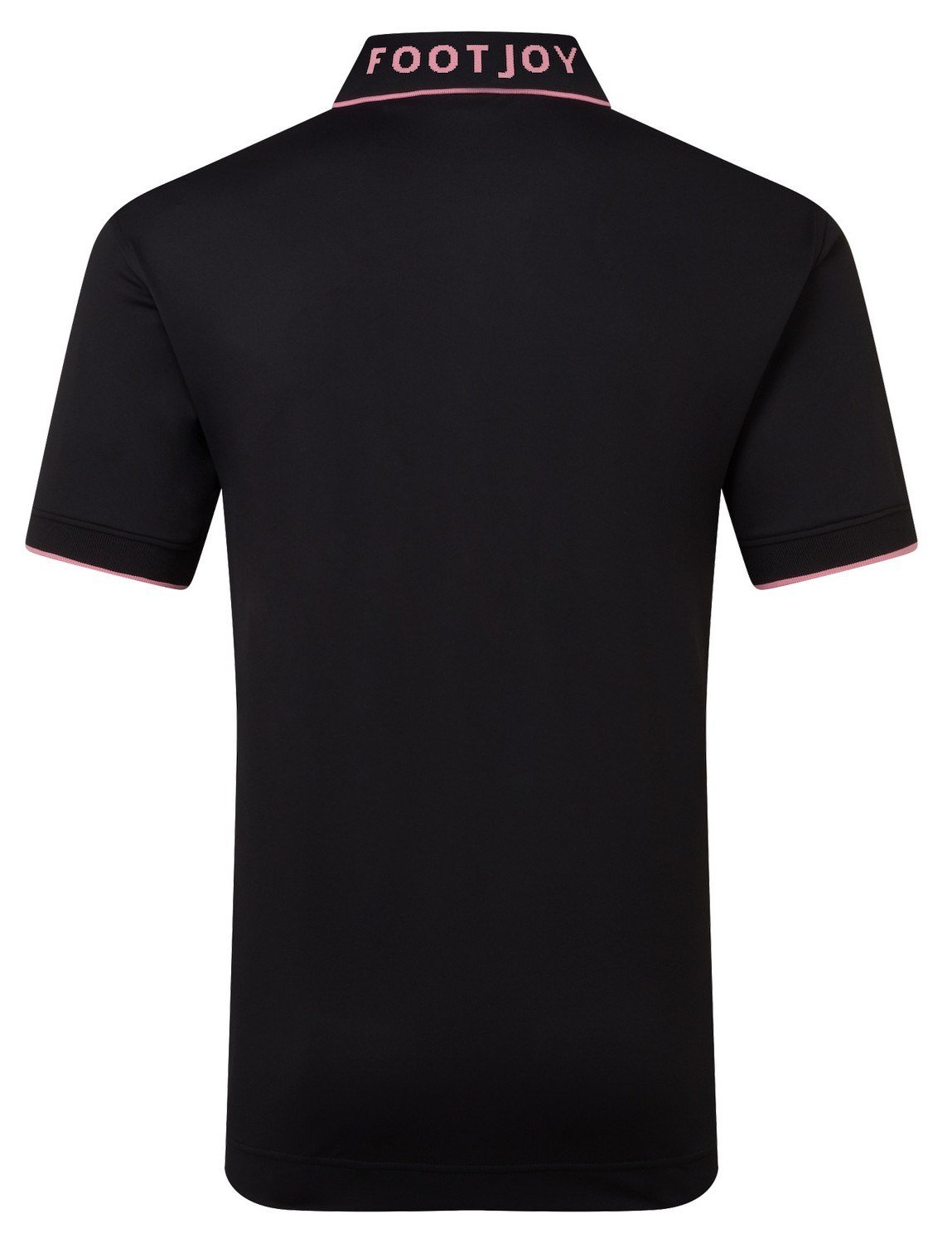 FootJoy FJ Wordmark men's polo, pique black