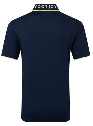FootJoy FJ Wordmark Pique men's polo, navy