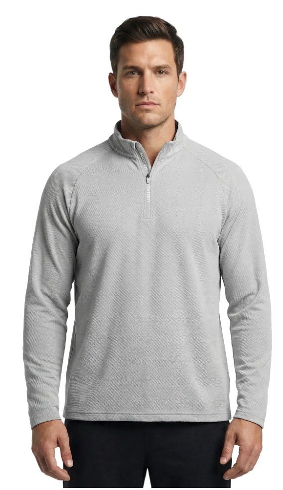 FootJoy Wordmark Chill Out men's sweatshirt, grey/white