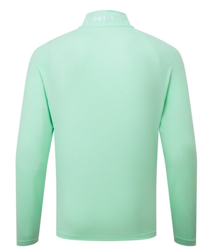 FootJoy Wordmark Chill Out men's sweatshirt, sea glass/white