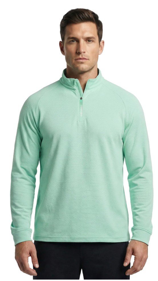 FootJoy Wordmark Chill Out men's sweatshirt, sea glass/white