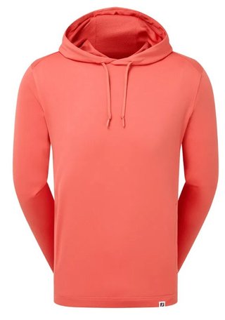 FootJoy Lightweight Hoodie men's sweatshirt, solid nantucket red