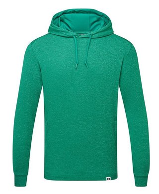 FootJoy Lightweight Hoodie men's sweatshirt, heather field green
