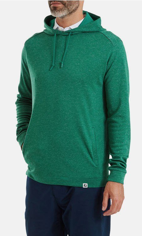 FootJoy Lightweight Hoodie men's sweatshirt, heather field green