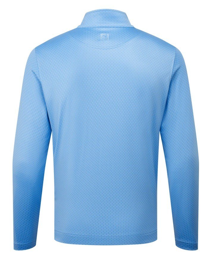 FootJoy Nautical Flag Tonal Chill Out men's sweatshirt, blue reef/deep reef