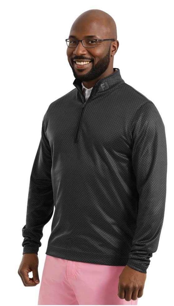 FootJoy Nautical Flag Tonal Chill Out men's sweatshirt, black