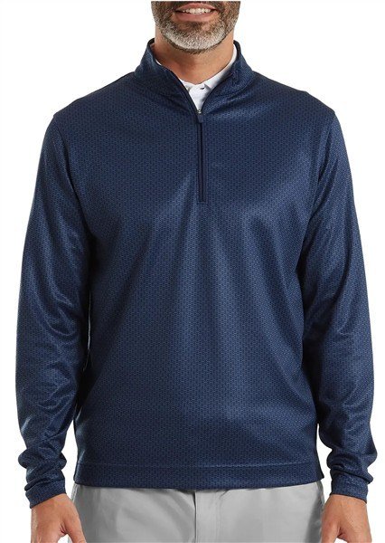 FootJoy Nautical Flag Tonal Chill Out men's sweatshirt, navy