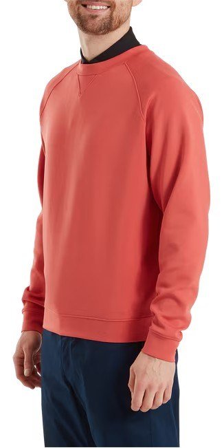 FootJoy Crew Neck men's sweatshirt, nantucket red