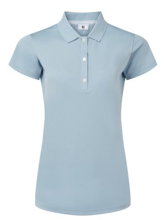 FootJoy Stretch Pique Solid women's polo, chambray