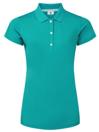 FootJoy Stretch Pique Solid women's polo, tile blue