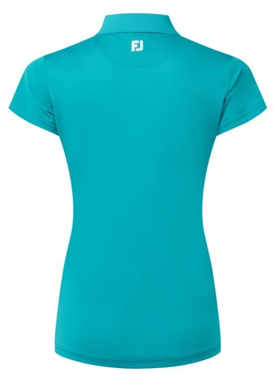 FootJoy Stretch Pique Solid women's polo, tile blue