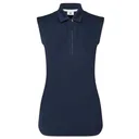 FootJoy Sleeveless Lisle women's polo, navy