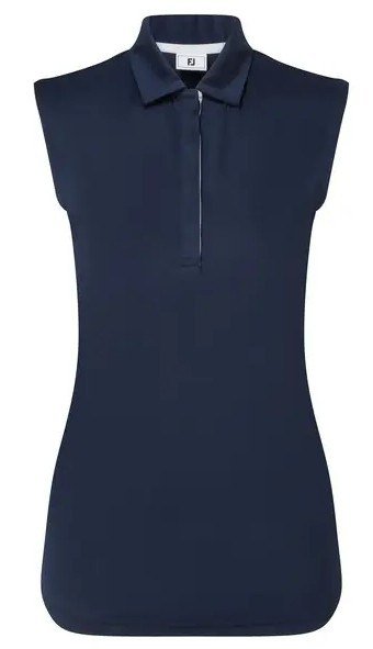 FootJoy Sleeveless Lisle women's polo, navy